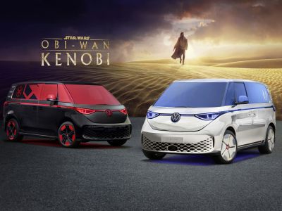 Zwei VW ID Buzz für das Star-Wars-Universum