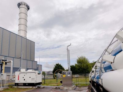 Energieerzeugung mit Wasserstoff-Verbrenner