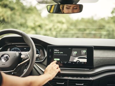 Skodas In-Car-App: Rabatte auf Knopfdruck 