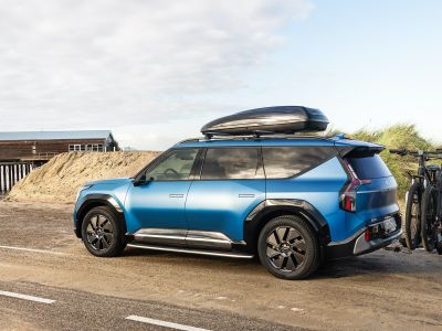 Kia macht EV9 fit für Freizeit und Reise 