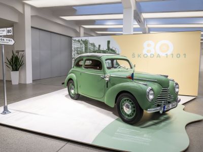 Skodas erstes Nachkriegsmodell ging in 76 Länder