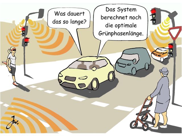 Intelligente Ampeln für zügigeren Verkehr und geringere Umweltbelastung - Bild 1