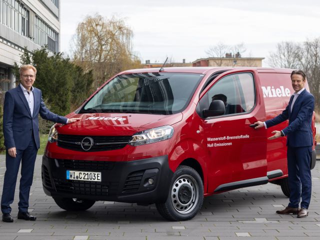Miele fährt Opel Vivaro-e Hydrogen - Bild 1