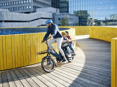 Das Zweirad für bis zu drei Personen