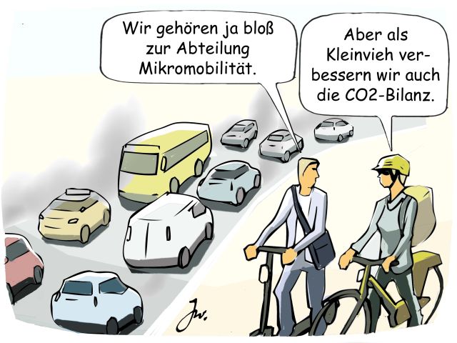 Geteilte E-Scooter und E-Bikes verbessern die Luftqualität - Bild 1