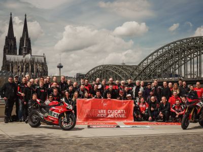 Ducati-Fahrer trafen sich überall auf der Welt
