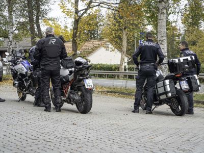 Motorradparadies Harz: Die Polizei sucht das Gespräch