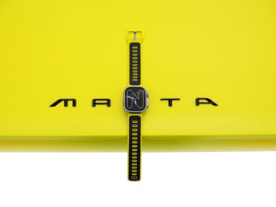 Ein Stück Manta am Handgelenk