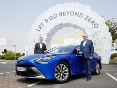 Ein Toyota Mirai für „HyCologne“