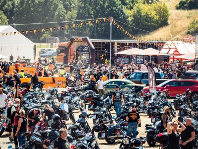 Harley-Davidson feiert in Dresden