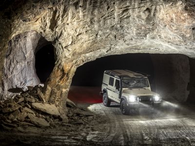 Ineos Grenadier unter Tage