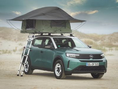 Camping-Schlafplatz für den Opel Frontera