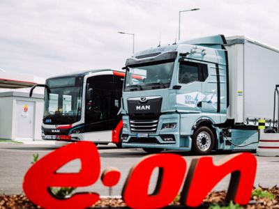 EU fördert Megawatt-Ladenetz für Lkw