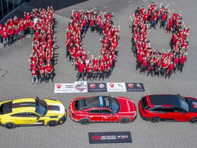Über 22.000 Ducati-Fahrer versammelten sich weltweit