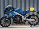 Blaue Yamaha XSR 900 GP erinnert an Christian Sarron - Bild 8