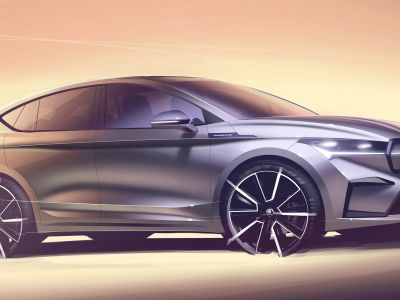 So soll Skodas Enyaq Coupé iV aussehen