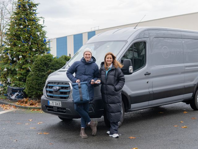 Fahrzeugschlüssel gegen Recycling-Rucksack  - Bild 1