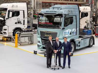 MAN startet Serienproduktion von E-Lkw