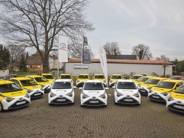 Bonitas setzt in der Pflege 120 Toyota Aygo ein - Bild 1