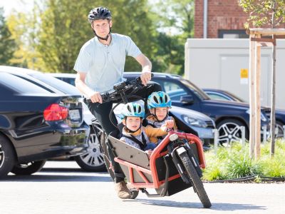Geschützt auf dem Rad unterwegs