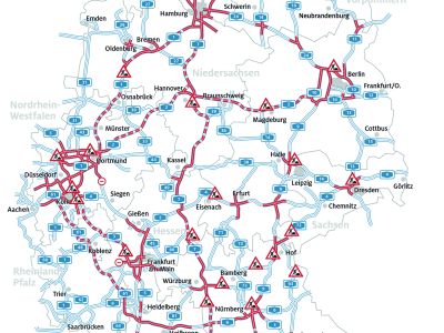 Stauprognose: Reger Reiseverkehr