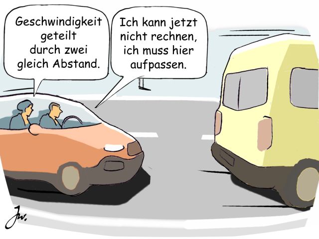 Faustformel oder Elektronik für richtigen Sicherheitsabstand - Bild 1