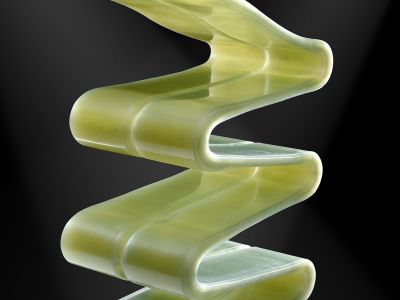 „Federleichte“ Fahrwerksfeder aus Glasfaser