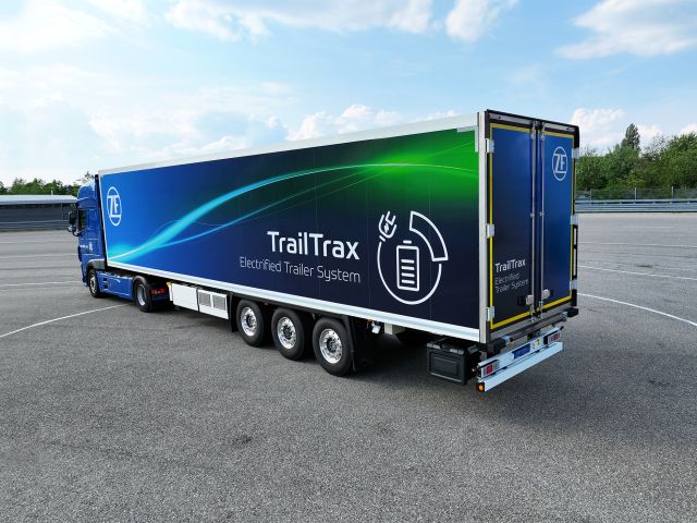 ZF Trail-Trax: Weniger CO2 durch elektrifizierte Anhänger - Bild 1