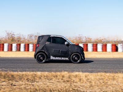 Der Smart #2 dreht seine ersten Testrunden