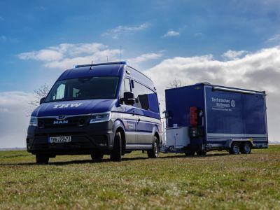 Erster Großauftrag des THW für MANTransporter auf Bundesebene