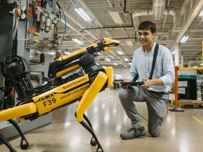 Ein Roboterhund namens „Rover“