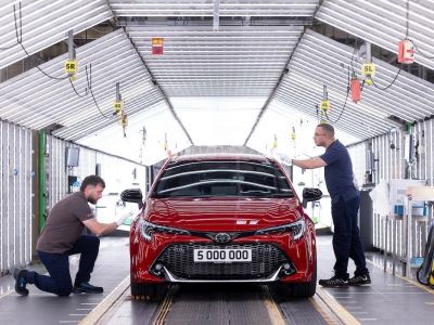 Fünf Millionen Toyota aus Burnaston