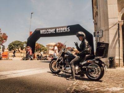 Jede Menge Motorräder und Musik