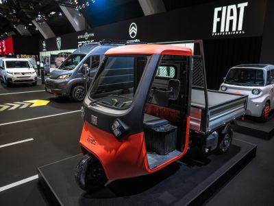 Brüssel 2026: Fiat geht unter die Dreiräder