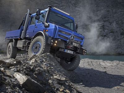 Der Unimog scheint unbesiegbar