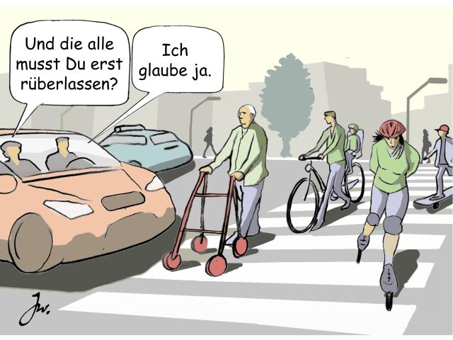 Die meisten Fußgänger fühlen sich sicher im Straßenverkehr - Bild 1