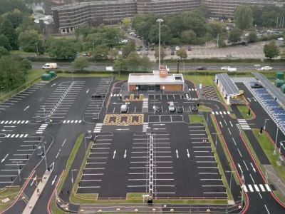 Ladepark für 180 Elektroautos