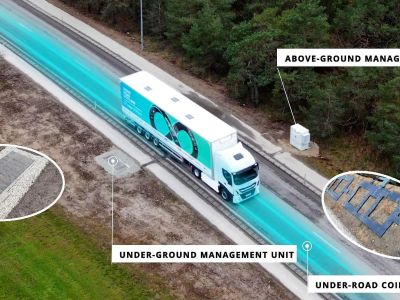 Eine Straße unter Strom