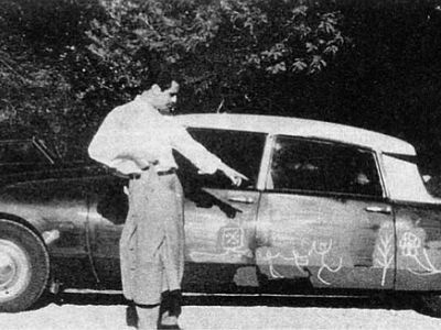 Als Picasso einen Citroën DS als Leinwand nutzte