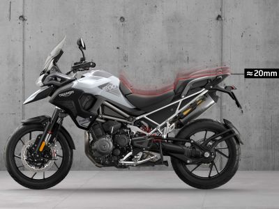Triumph Tiger 1200 ab sofort mit aktiver Sitzhöhenreduzierung