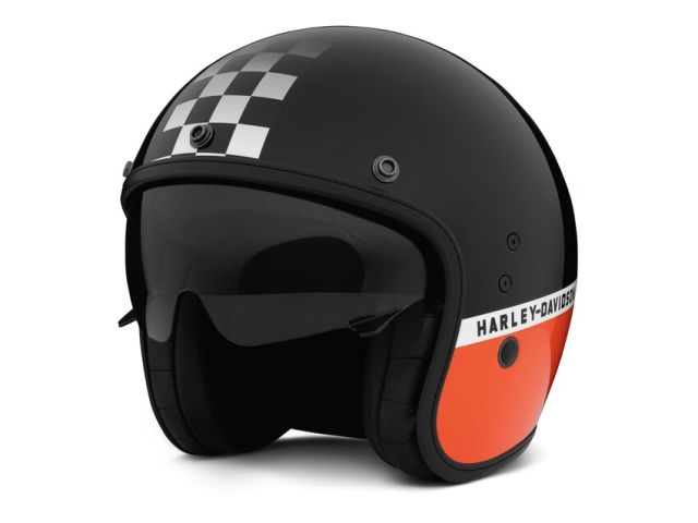 Stilecht mit dem Jethelm unterwegs  - Bild 1