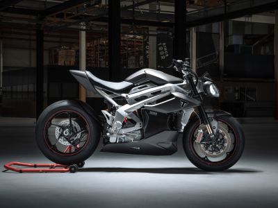 Triumphs Elektromotorrad nimmt Formen an