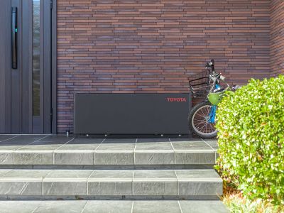 Eine Fahrzeugbatterie für den Hausgebrauch