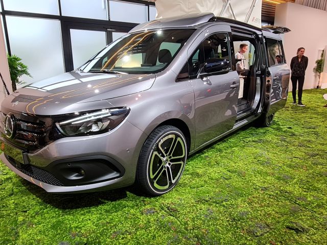 Mercedes EQT Marco Polo Concept: Elektro-Edel-Camper im Mikro-Format - Bild 1