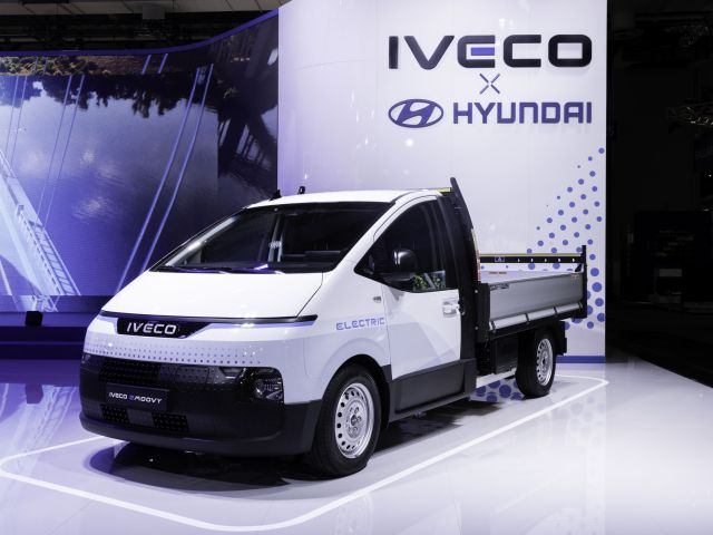 Hyundai und Iveco präsentieren Elektro-Transporter für Europa  - Bild 1