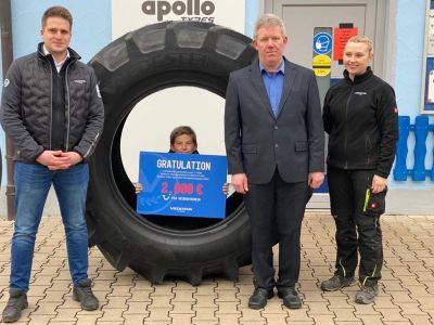 Apollo Tyres belohnt Spendensammler