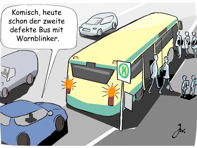 Ratgeber: Was gilt an der Bushaltestelle? - Bild 1