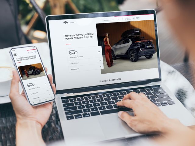 Bei Toyota kann Zubehör online bestellt werden - Bild 1