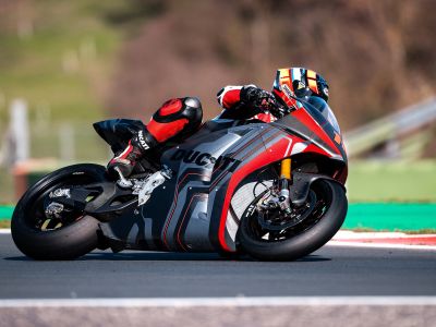 Die Ducati Moto E nähert sich der Zielgeraden