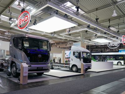 Hannover 2022: Auch BYD fährt elektrisch
